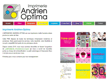 Tablet Screenshot of andrien-optima.be
